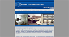 Desktop Screenshot of brooksofficeinteriors.com